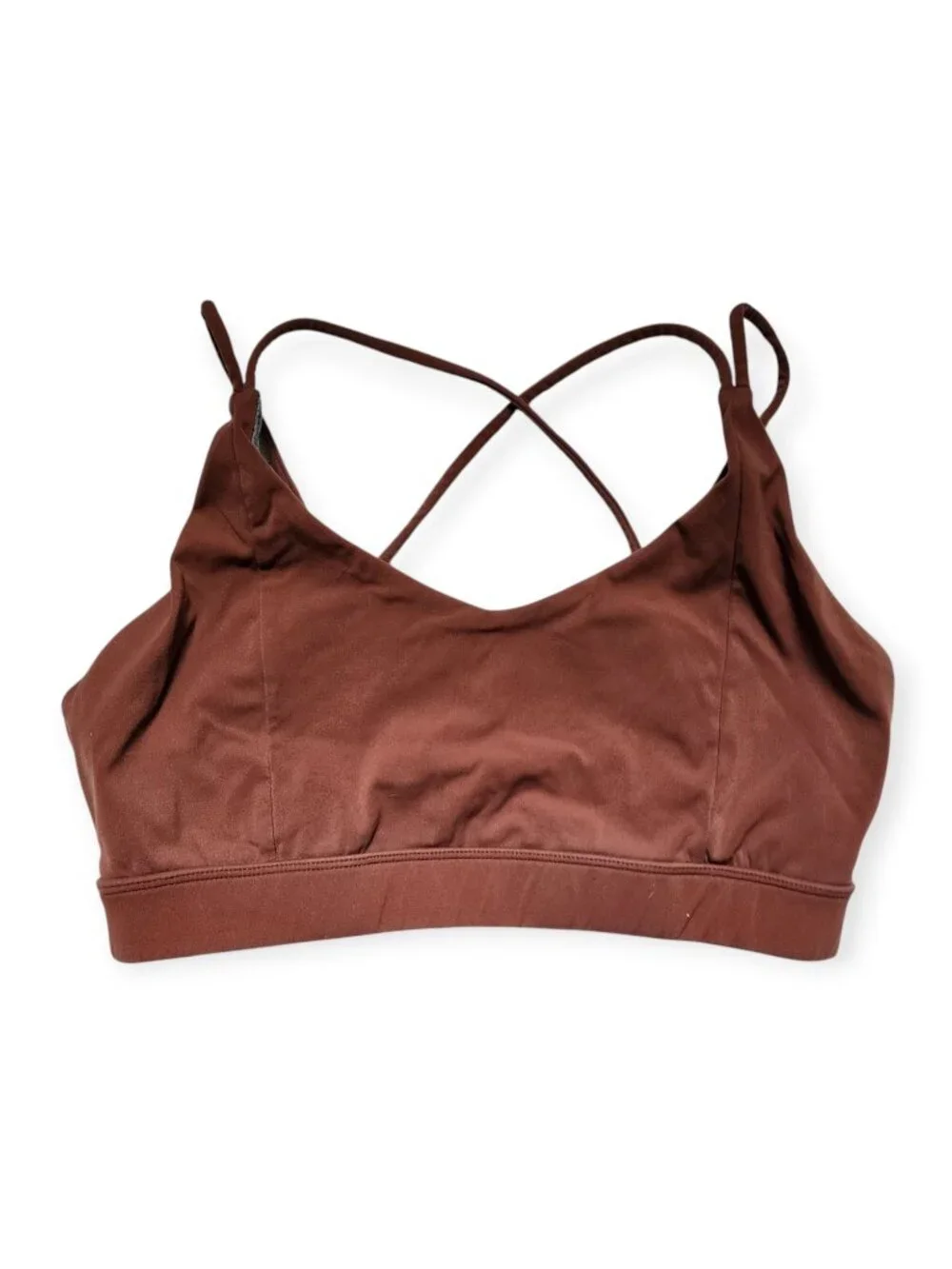2x Born Primitive Sports Bra Bundle Navy & Terracotta Strappy Medium M - Picture 2 of 9